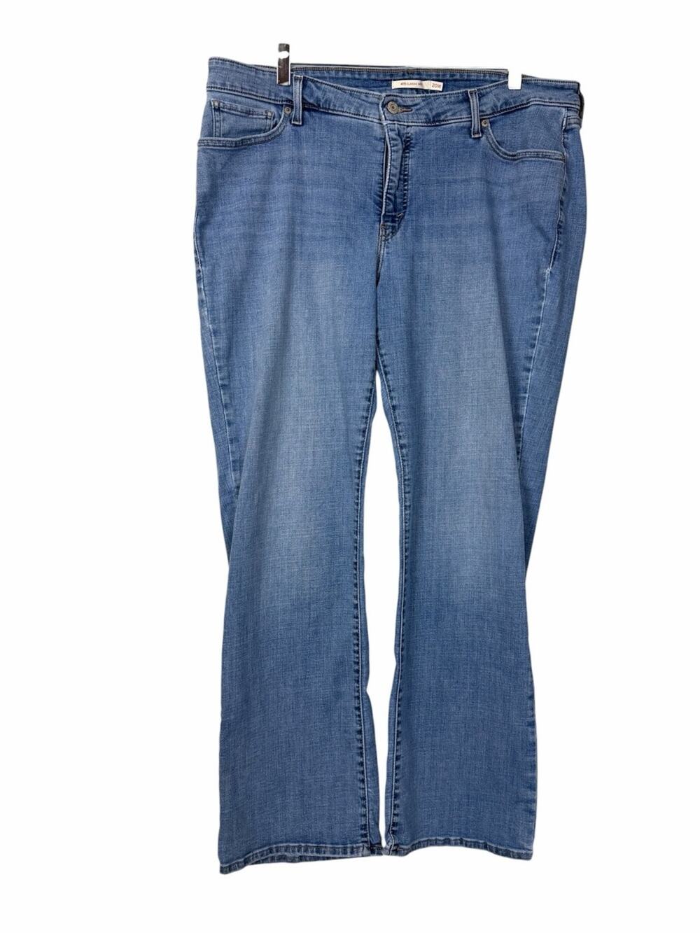 Levis 415 Classic Boot Jeans Women’s 20W Medium Blue Faded Wash Mid Rise Denim